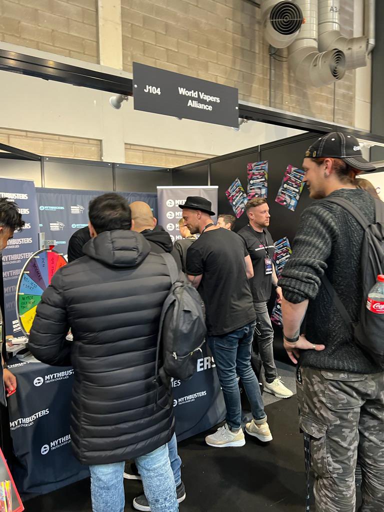 We are having a great time this weekend at Vaper Expo UK 🤩

Thank you so all #vaping #Mythbusters who came to say hi to our stand! 👏🫶

#VaperExpoUK