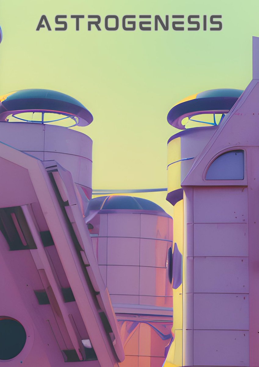 lostfuturenost's tweet photo. Astrogenesis, a lost future city concept on the toxic planet of Novus. Metal solar-powered tin silos, resilient pioneers forge a retrofuturist society. Dive into this haunting realm where the boundaries intertwine. #Astrogenesis #SciFi #Retrofuturism #Hauntology #AIArt https://t.co/l5uOffKpia