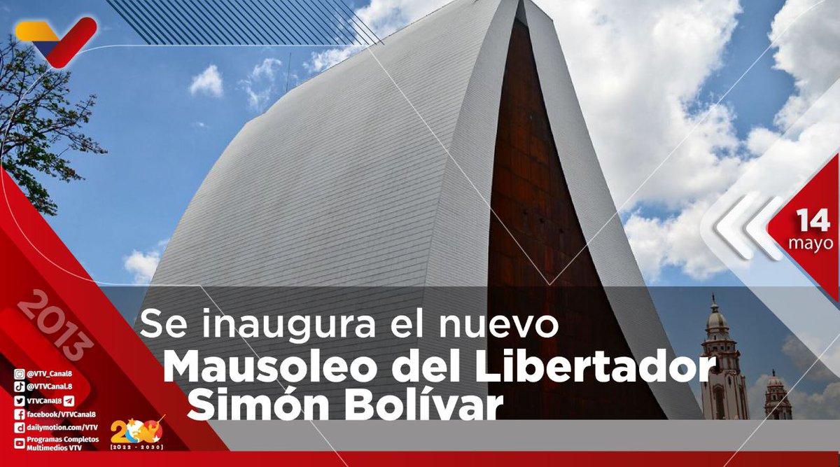 #EFEMÉRIDE🗓️| Se cumplen 10 años de la inauguración de nuevo Mausoleo de El Libertador Simón Bolívar, en el corazón de la capital de Venezuela, lugar donde reposan los restos mortales del Padre de la Patria.

#DíaDeLaMadreEnAmor