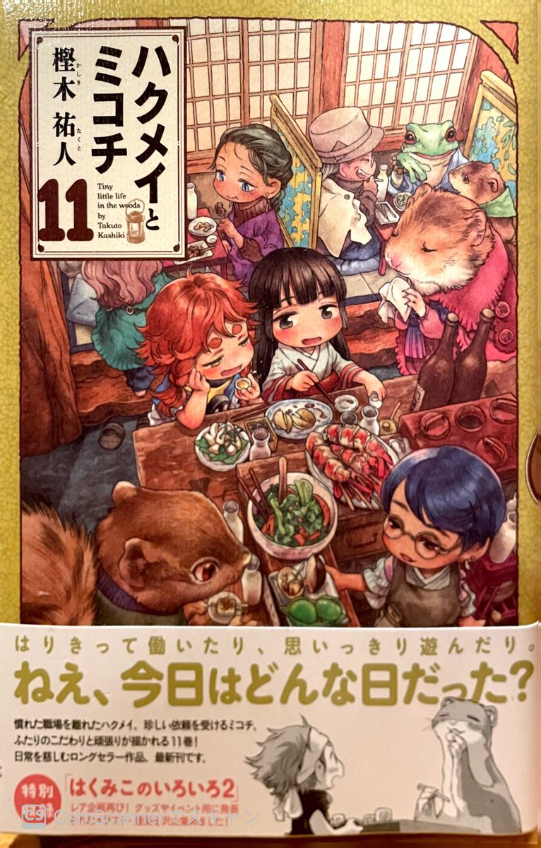 kouryoukan's tweet photo. 夜の読書タイム。

日曜日は「ハクメイとミコチ」の気分…なので第11巻を熟読。

コレで最新巻まで読んじゃったなぁ…

…と、言うわけで明日の打ち合わせが終わったら、ちょっとマキナタまで行ってくる‼︎(既に妄想と現実の区別がついて無い模様…) https://t.co/YqioCdKKhd