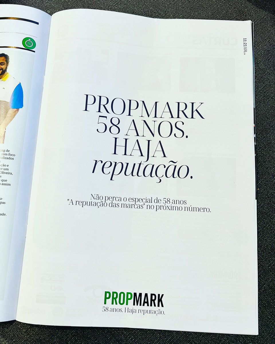 GustavoBastos's tweet photo. Fechando a campanha de 58 anos do @propmark em grande estilo! #propmark #onzevinteum #simplicidadecriativa https://t.co/AV4voLk6cC