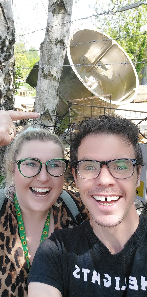 NCCbyKimberley's tweet photo. We found the pulper!! 🤩🥰😅 And the egg race spot. Even had a lovely chat with the guy who had to recue people from the barge 😅🥰. #Taskmaster #NerdyGirl #TaskmasterTour https://t.co/5NY2NIJSPS
