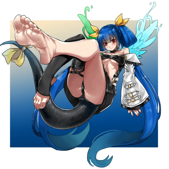 母の日なのでディズィーママ #一日一裸足絵 #ギルティギア