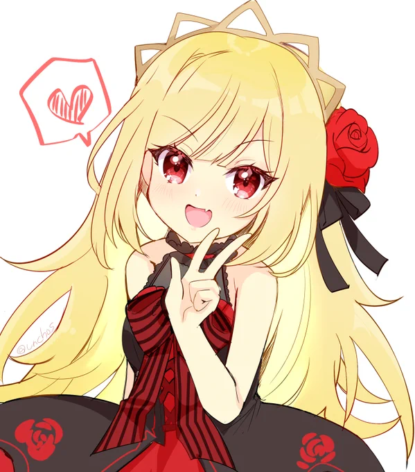 邪神ちゃんの現地配信を見ながら描いたエキュート様 火あぶり姫さまの命乞いよかったすき #邪神ちゃんドロップキック
