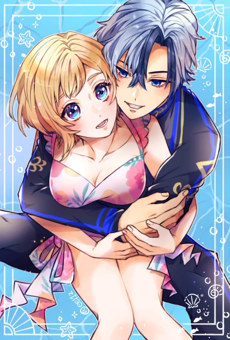 水着シイエマちゃん。 #ymkr男女CP