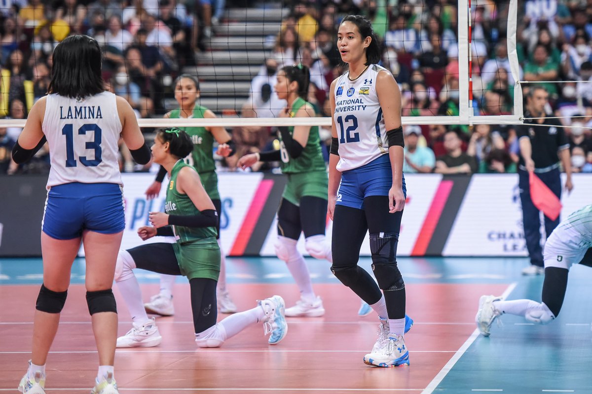 OneSportsPHL's tweet photo. Nobody can say she didn’t fight for it.

34 points for Alyssa Solomon in Game 2, second-most in UAAP women’s volleyball history.

#UAAPSeason85 #RiseAsOne https://t.co/VkZ8OlcP2j