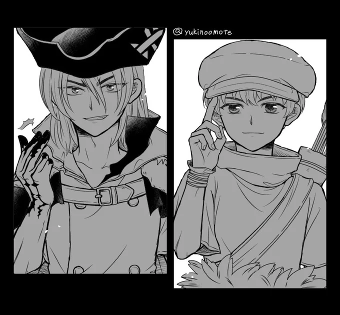龍と羽
リハビリ兼ねて練習。二人ともムズ… 
