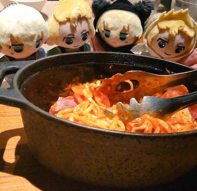 これはひたすら美味しいご飯を楽しむちゃんWデートの図