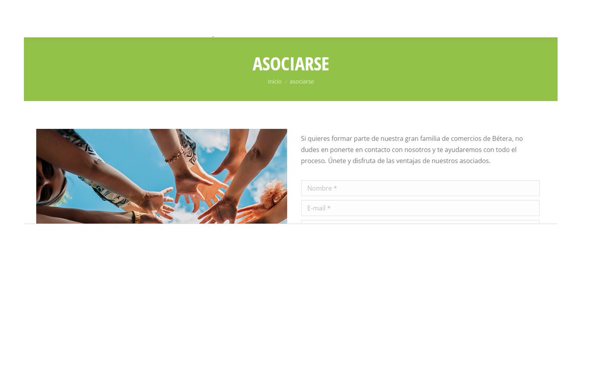 COMERCIOBETERA's tweet photo. Si vols formar part de la nostra gran família de comerços de Bétera, no dubtes a posar-te en contacte amb nosaltres i t'ajudarem amb tot el procés. Uneix-te i gaudeix dels avantatges dels nostres associats.

Fes clic en este enllaç: https://t.co/K6L9wUAXFo https://t.co/4vBGMcnq0f