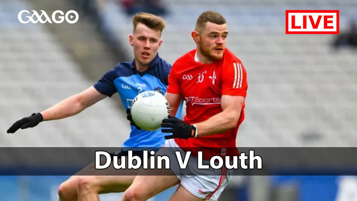 gaagoofficial's tweet photo. 🔴LIVE: GAA Streaming Now⤵️
📅Sunday 14th May 2023
🏆Leinster GAA Football Senior Championship Final
🏐Dublin V Louth

📺GO LIVE👉 https://t.co/6CFUKPzx6r

#GAAGOTV #GAABEO #GaelicFootball #GaelicGames #Hurling #Football #GAALive #GAANow #GAATV @gaagoofficial https://t.co/IJzgBlJs1Q