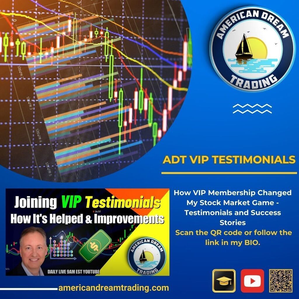 ADTCoach's tweet photo. Must Watch - How VIP Membership Changed My Stock Market Game - Testimonials and Success Stories https://t.co/gXWJmci5p5 #americandreamtrading #tradingtips #daytrading101 #daytrader #tradingstrategies #stocktradingtips #stockstowatch #daytrading #learnto… https://t.co/Z8s7CpGm3M https://t.co/Yt62ePQVZV