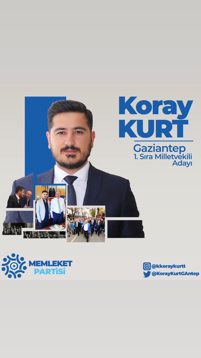 Hala oy kullanmamış olanımız varsa, 1. Sıra aday kardeşim Mimar Koray KURT’a desteklerinizi bekliyorum.
#atatuerkcuelermeclise 
#BirOyMemlekete
