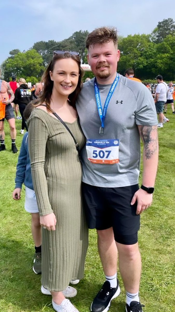 Proud partner ❤️ 10k in 54:40.. the hard work and commitment is paying off. I’ll keep supporting from the sidelines, no chance of getting a pair of running shoes on me! Next stop Cardiff half! #proud #Caerphilly10k