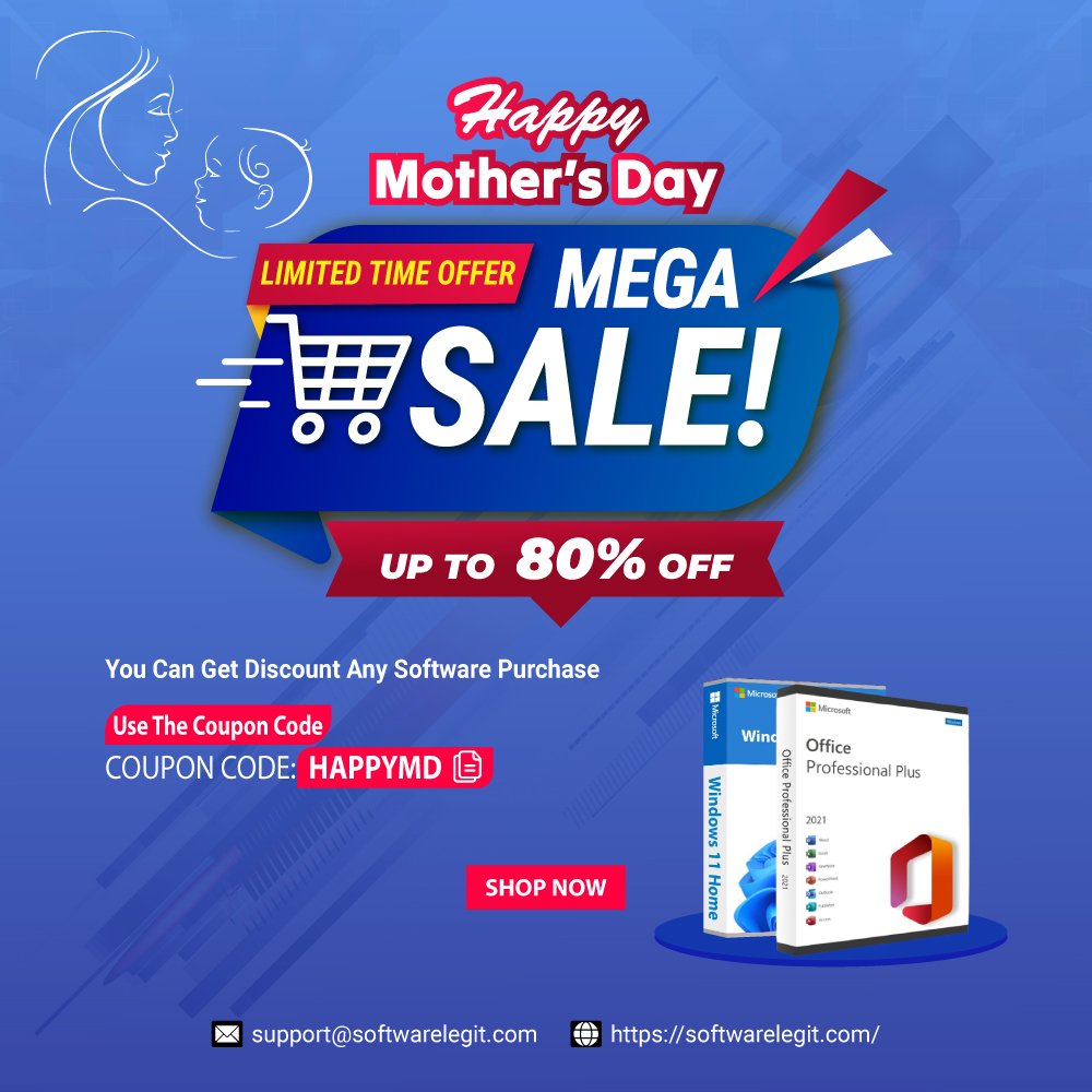 mdFarid60366191's tweet photo. Softwarelegit is offering Happy mother's Day MEGA SALE up to 80% off office 365 and windows products with the coupon code :‘’HAPPYMD’’
#Softwarelegit #SQLServeronLinux #MicrosoftOffice2021 #sqlserver #sqlserver2016 #BestSeller #easternsuburbs #windows #sqlserver2014 https://t.co/H3EcE4Qonq