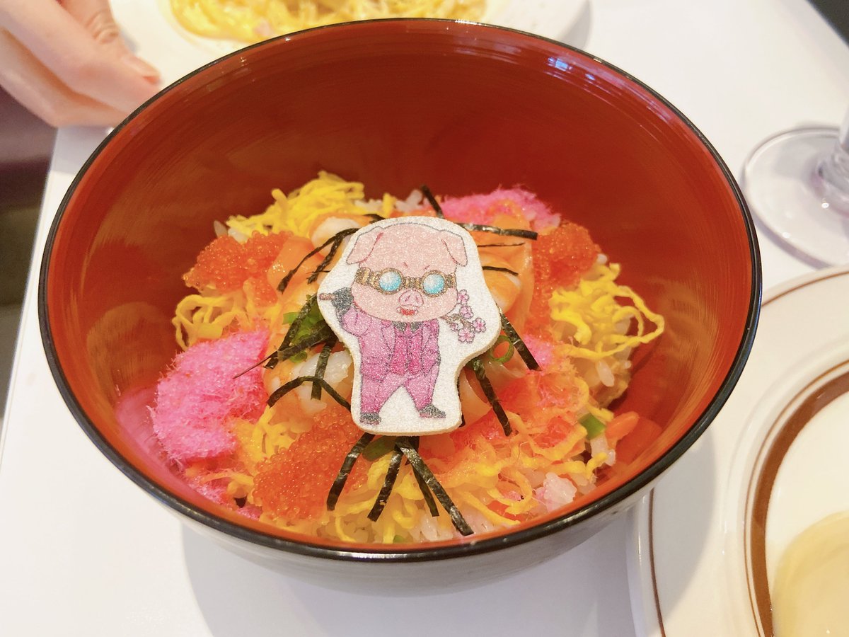 「#ドズル社スイパラコラボ リアルライフの方のドズル社さんイベ!! MENちらし寿」|nene29のイラスト
