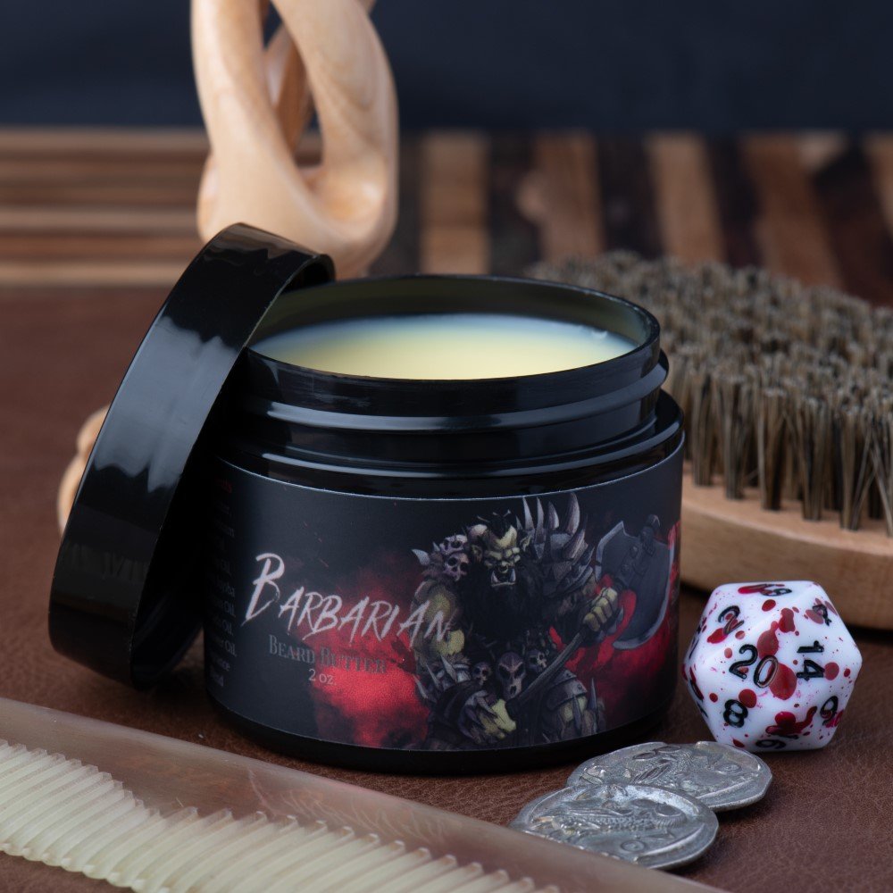 TabletopBeard's tweet photo. Our expertly crafted beard butter is made of a premium blend of natural ingredients, including Shea Butter, Meadowfoam Seed Oil, Golden Jojoba Oil, Rosehip Oil, Argan Oil, Avocado Oil and Sunflower Oil.
https://t.co/tDQcSgC28F
.
#beard #dnd  #warhammer #tabletop  #sheabutter #pnw https://t.co/8VmYF1kIpe
