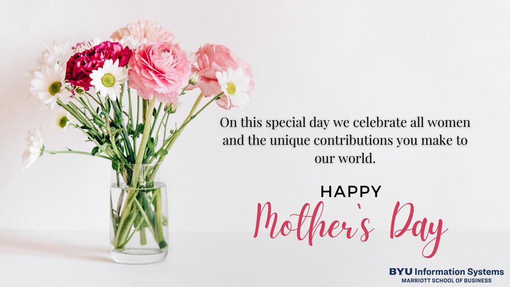 BYU_IS's tweet photo. On this special day we celebrate all women and the unique contributions you make to our world.  Thank you for being wonderful! https://t.co/6iExq7eucy