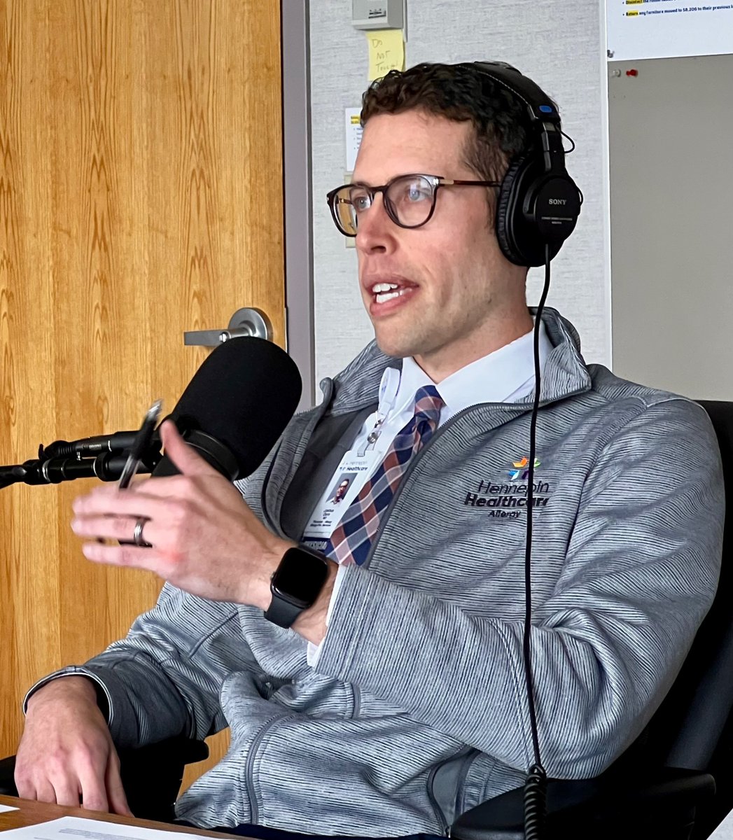 NEW EPISODE ALERT! The latest episode of The Healthy Matters Podcast is now available! Dr. David Hilden is joined by Dr. Joshua Dorn, Allergist, and Immunology expert at Hennepin Healthcare. Listen now at https://t.co/XRNCvgaUTE or wherever you get your podcasts. https://t.co/1fDjnn7Pb3