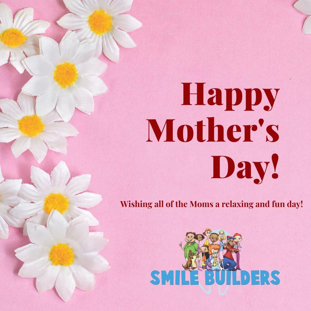 smilebuildersFL's tweet photo. “Motherhood: All love begins and ends there. ” —Robert Browning
Happy Mother's Day!

#SmileBuilders #PediatricDentistry #Mom #Mother #MothersDay #MomsDay #MomDay #HappyMothersDay #Relax #Enjoy #FamilyTime #TreatYourMom #Smile #Sunday https://t.co/aGJgLbygXA