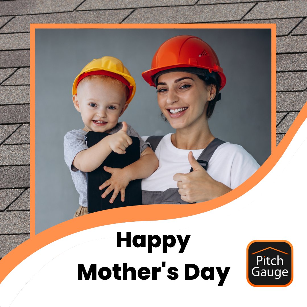 RT twitter.com/PitchGauge/sta… Building a solid foundation starts with the love of a mother. Happy Mother's Day to all the roofing moms out there! #pitchgauge #roofing #mothersday