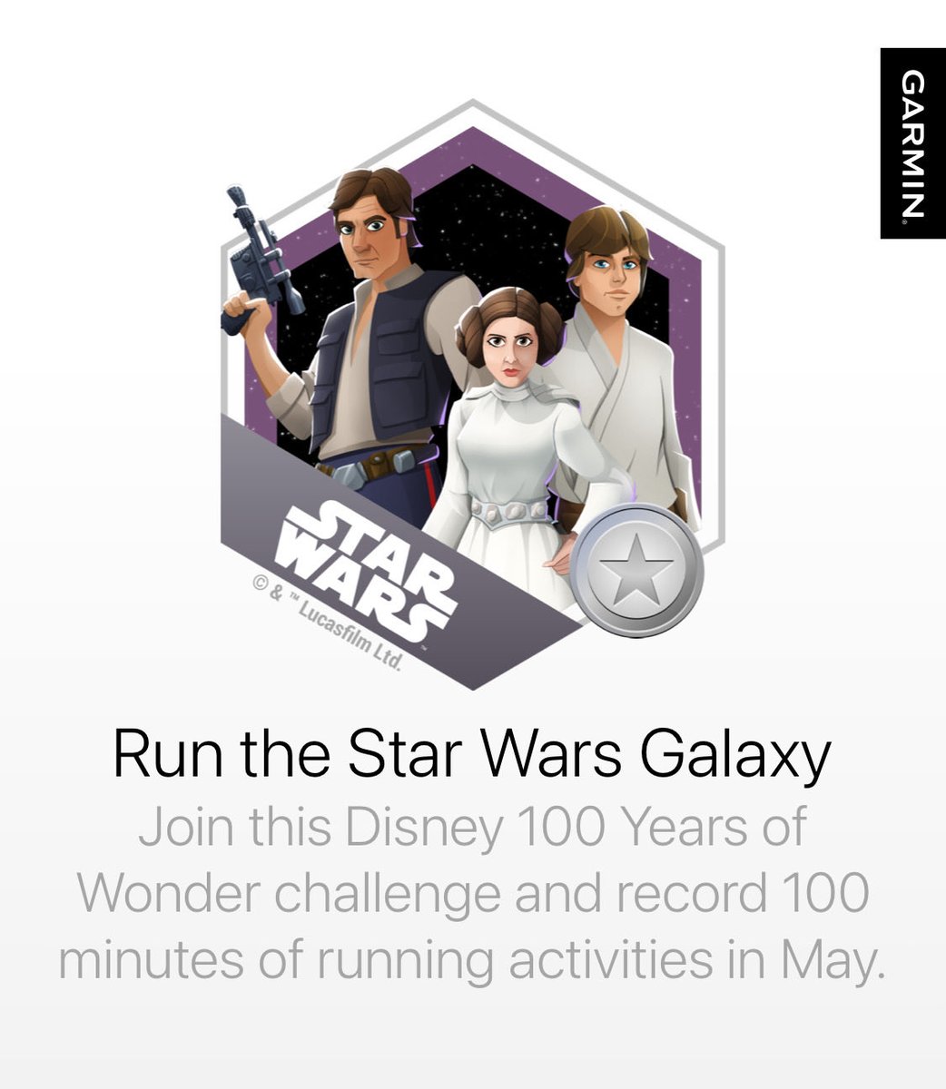AstraeaE0s's tweet photo. ⁦@Garmin⁩ ⁦@GarminFitness⁩ #beatyesterday finally got my #starwars #challengebadge ⁦@starwars⁩ https://t.co/CT8BGY0rd8