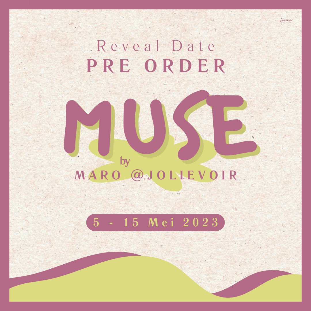LavinaPublisher's tweet photo. H-1 CLOSE ORDER MUSE‼️
Apakah sudah siap peluk couple #NaKalAbiez

Jangan lupa siapin playlist untuk menemanimu baca MUSE by @JOLIEVOIR 
Ini ada saran-saran lagu versi Kak maro buat kalian-kalian anak anak manizzz 
Yang belum PO buruan ikut PO nya yaaaaaa ‼️‼️❤️ https://t.co/qoZ8uOuIYu