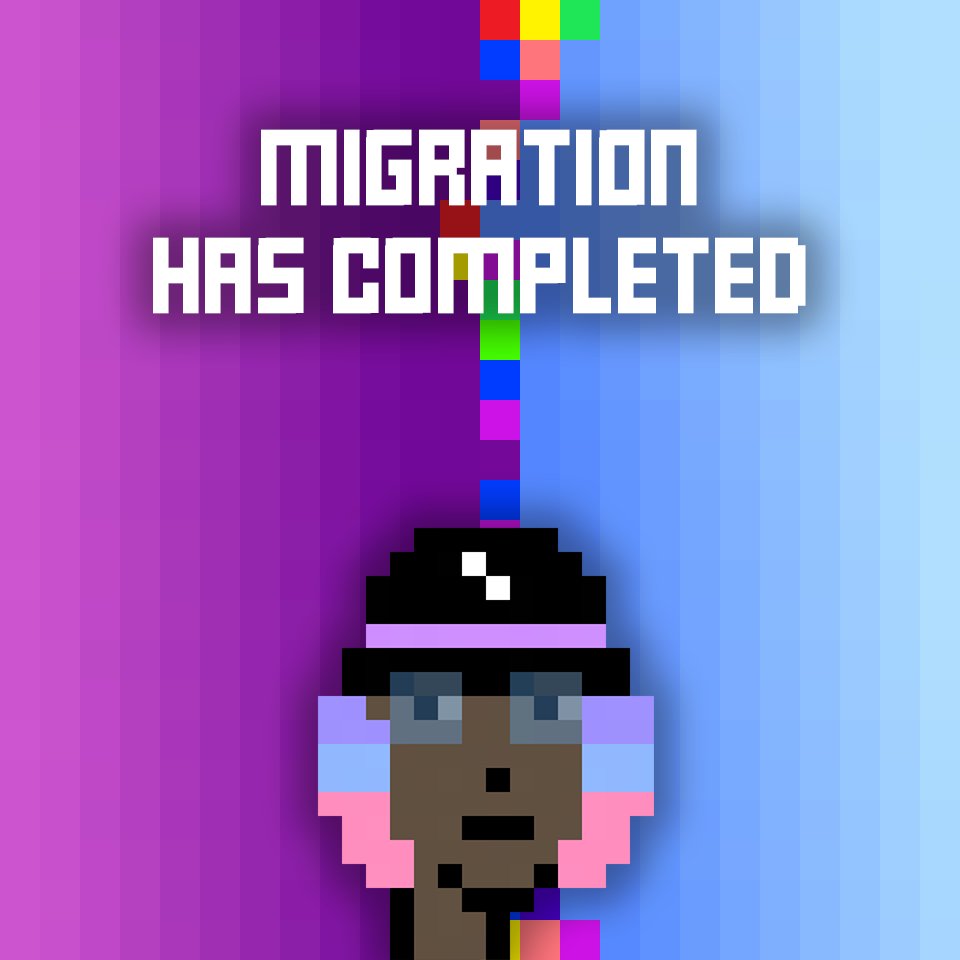 ✅We successfully migrated all of the pieces on Ethereum to Sui.

Now, our collection consists of the oldest nfts on Sui blockchain... 💧

Keep Building🚀

#SPunks #SUI $SUI