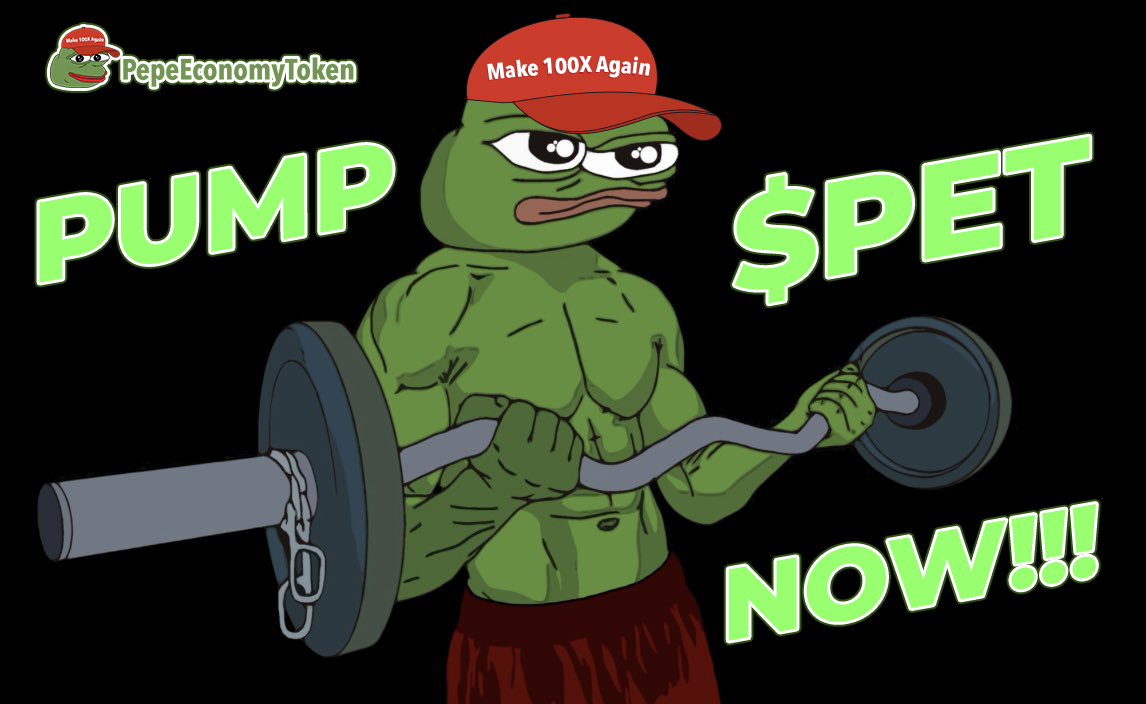 PepeEconomyToken is LIVE now!!

Buy on PancakeSwap:
pancakeswap.finance/swap?outputCur…

View Chart:
dexview.com/bsc/0xa638e3F8…

LFG Everyone, let's pump $PET.

#PEPE #Binance #Crypto