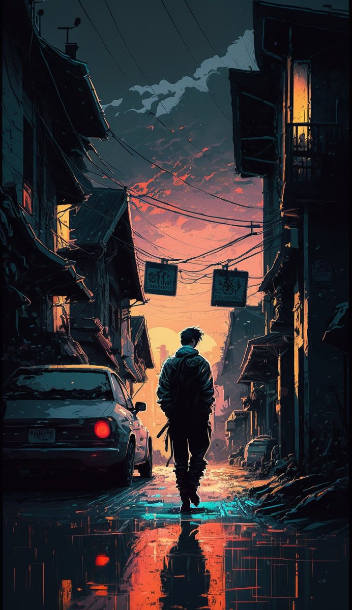 icopixelcraft's tweet photo. Sunset Sojourn: A Japanese Street Symphony via @artstationhq https://t.co/aRGJQuyESX
#digitalart #digitalpainting #city #townscape #beautiful #conceptart #artwork #digitalartist #illustration #art #mobilewallpaper #wallpaper #wallpapers #animeart #anime #fantasy #dystopian https://t.co/WLsduqGodo