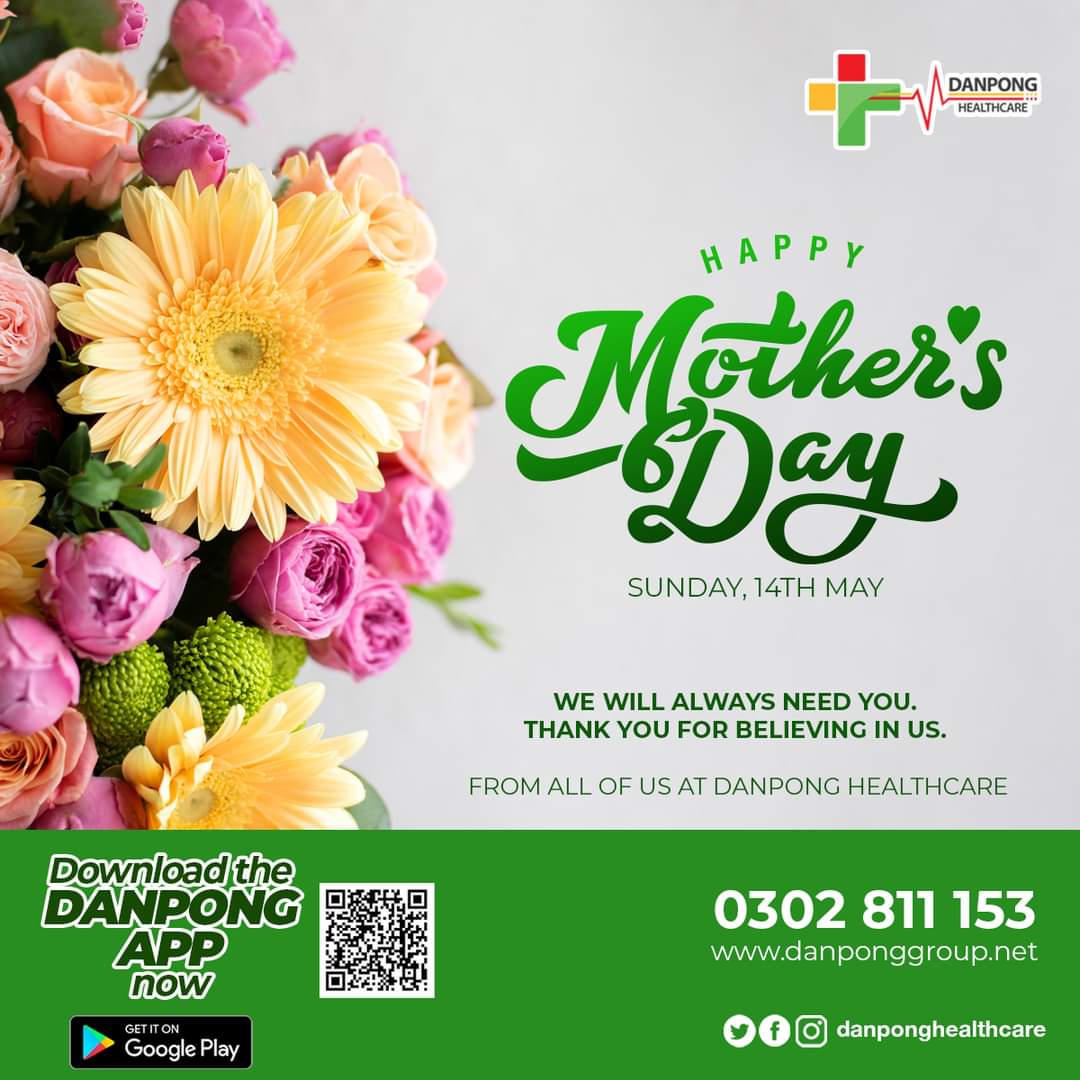 DanpongHealth_'s tweet photo. We will always need you.
Thank you for believing in us.
Happy Mother's Day from all of us at Danpong Healthcare
#Healthandhappy
#Danpongcares
#mothers
#happymothersday https://t.co/PBprNZUC8Y