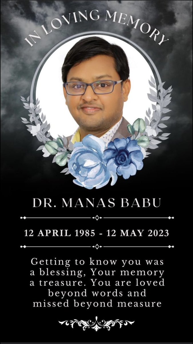 drasmalhi's tweet photo. #RIP

This is a sad story. 

A brilliant urologist left behind his wife &amp; son day before yesterday. 

He was going to hosp for seeing a patient during early hours. Usually he traveled by his car. Sometimes he used his bike but always wore a helmet. 
(1/3) https://t.co/N6Zaz4rzmX