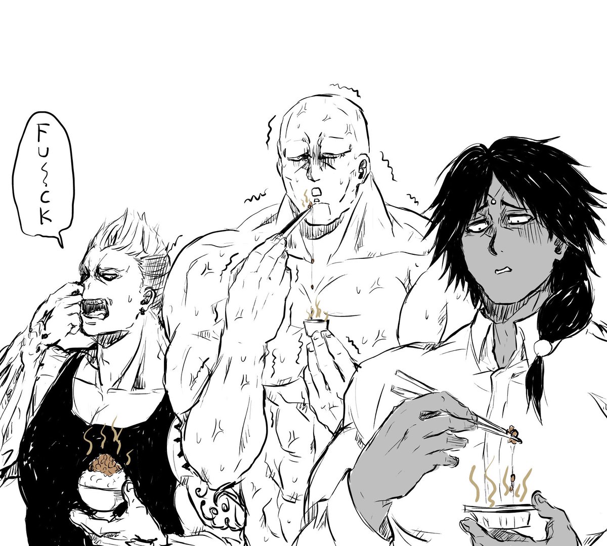 私が闘神を描くとなんか食ってばっかり 
