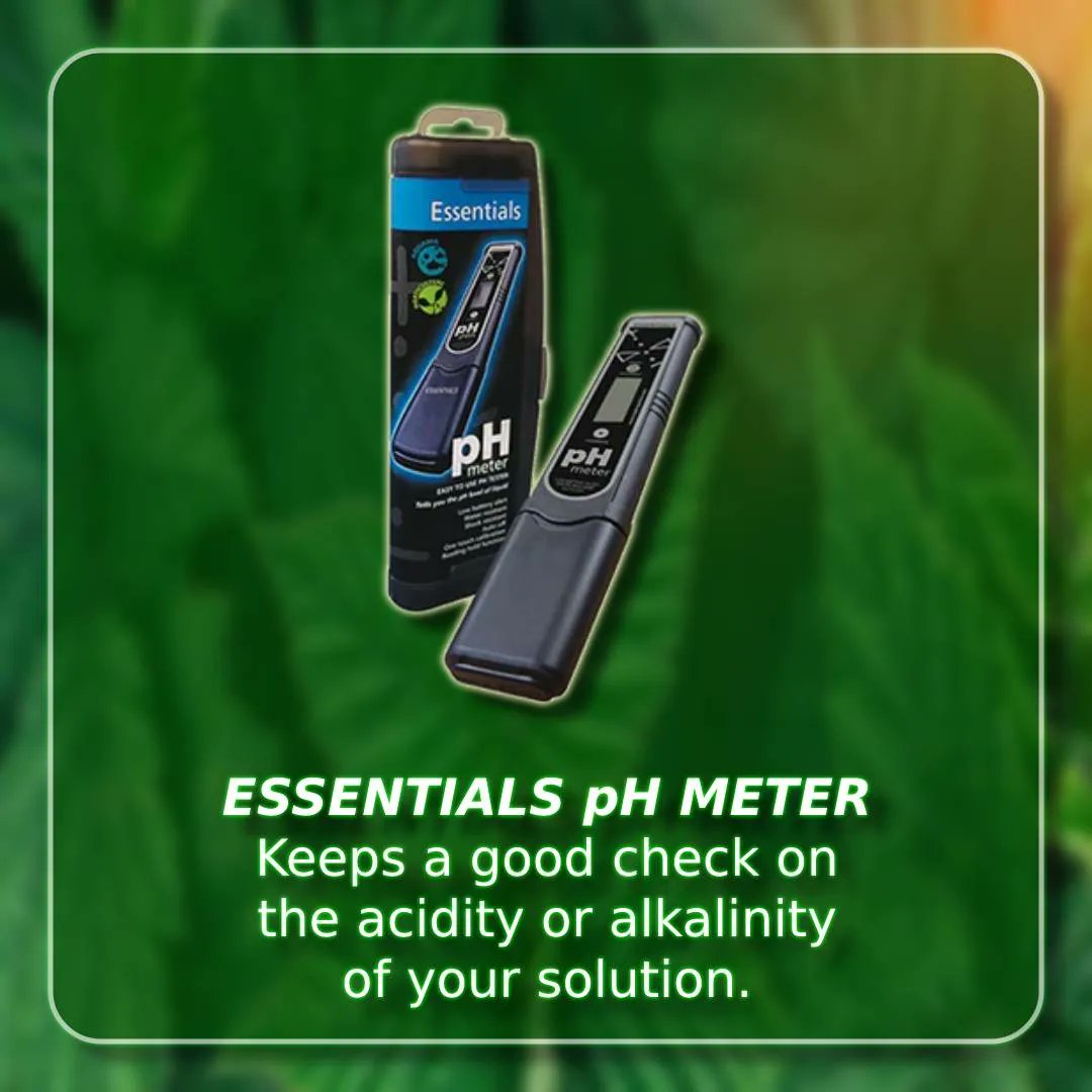 EmporiumHydro's tweet photo. The ESSENTIALS pH Meter is truly the most rugged glass type pH tester around. It is water and drop resistant.

#hydroponics #lighting #ph #ec #nutrients #temperature #plant #growth #plantgrowth #flourish https://t.co/Ad5QXF001L