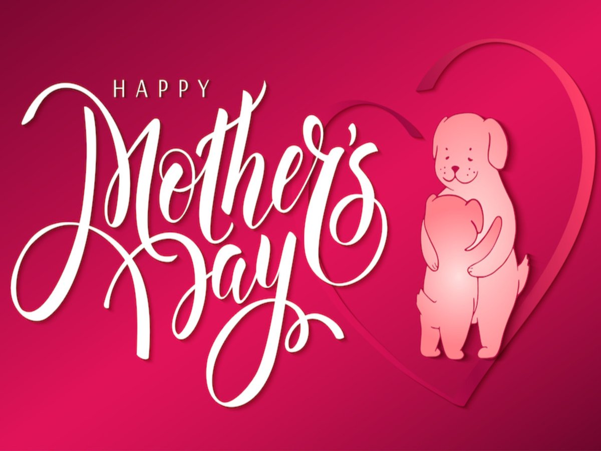 Our tails wag for all the awesome human &amp; doggo moms out there....we hope you have a fantastic day!