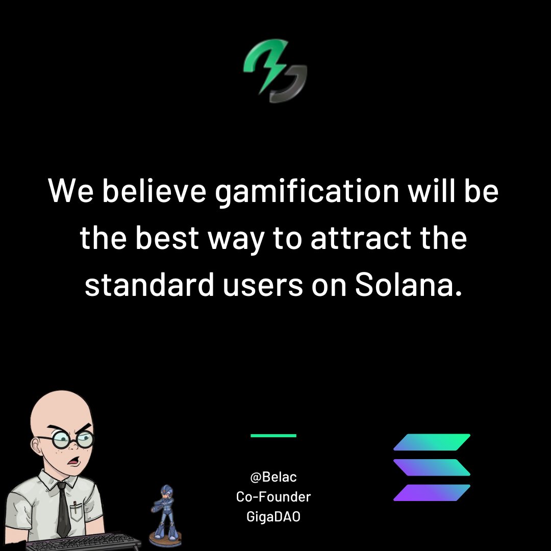 GigaDEX is some very, very real tech.

With the fastest DEX in crypto, we're giving traditional traders the tools they want.

AND... we're gonna bring back some fun to Solana NFTs too! ;-)

#SolanaNFTs #gamification #LFGIGA