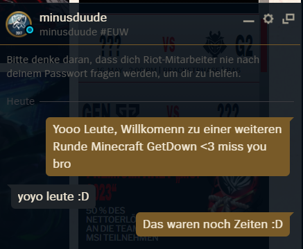 Wenn eine Legende mal wieder sieht 🥰
<a href="/minusduude/">franz</a>