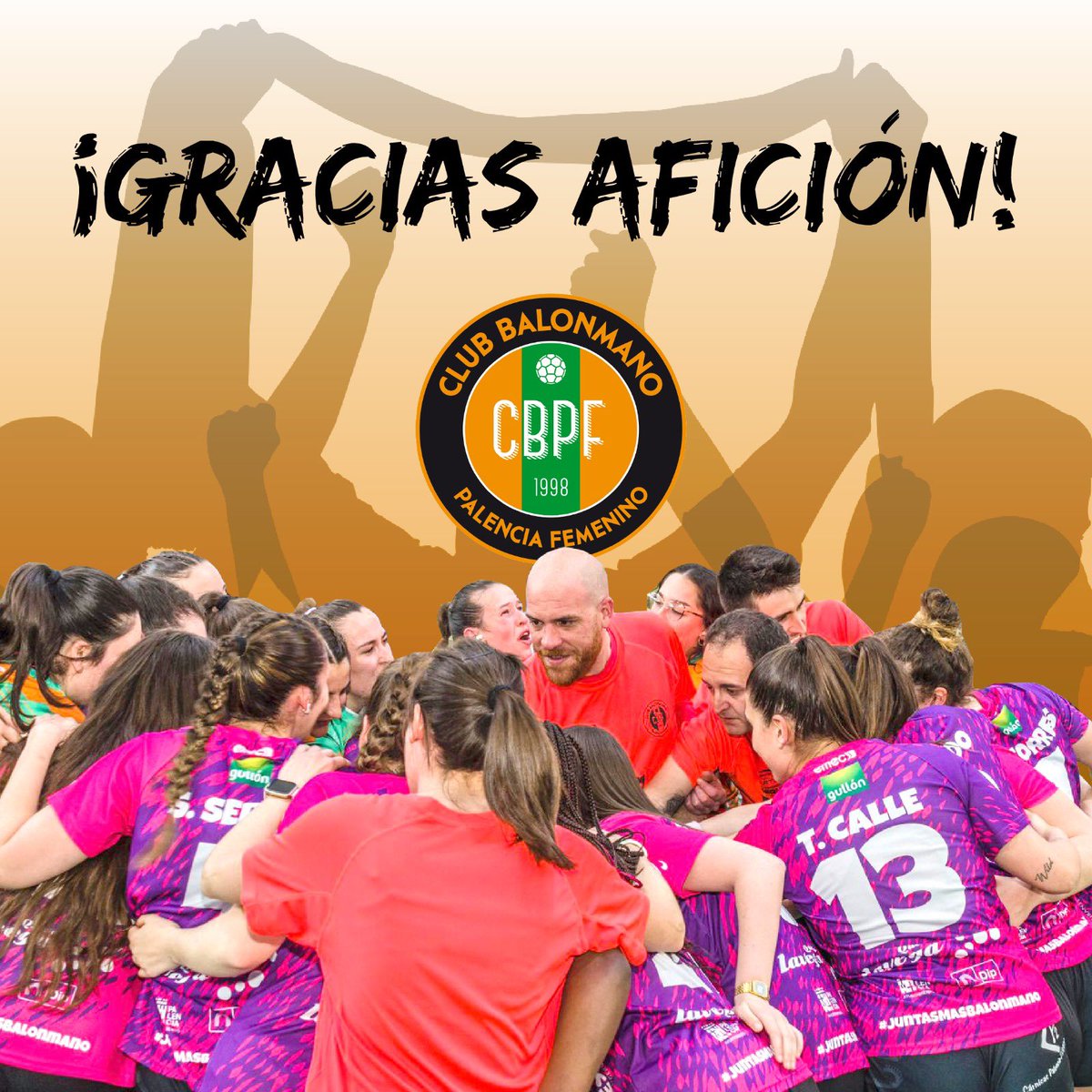 CBalonmanoPF's tweet photo. Dos palabras: ORGULLO y GRACIAS🙌

Nos hemos quedado muy cerquita, pero nuestras jugadoras lo han dado TODO. El esfuerzo y el trabajo ha quedado más que claro.

Y mil gracias a toda la afición e instituciones por el apoyo continuo.

🧡💚 #JuntasMásBalonmano 💚🧡 https://t.co/HszMWHNVC4