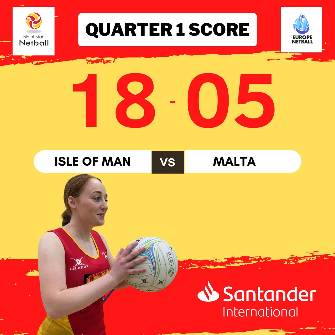 netballiom's tweet photo. @iomnetball : Strong start for the Rams in the Bronze Medal match.  #SantanderInternational #GoRams #iomsport #OpenChallenge2023 https://t.co/OR9FhMpuNK https://t.co/71pOKkDZ0r