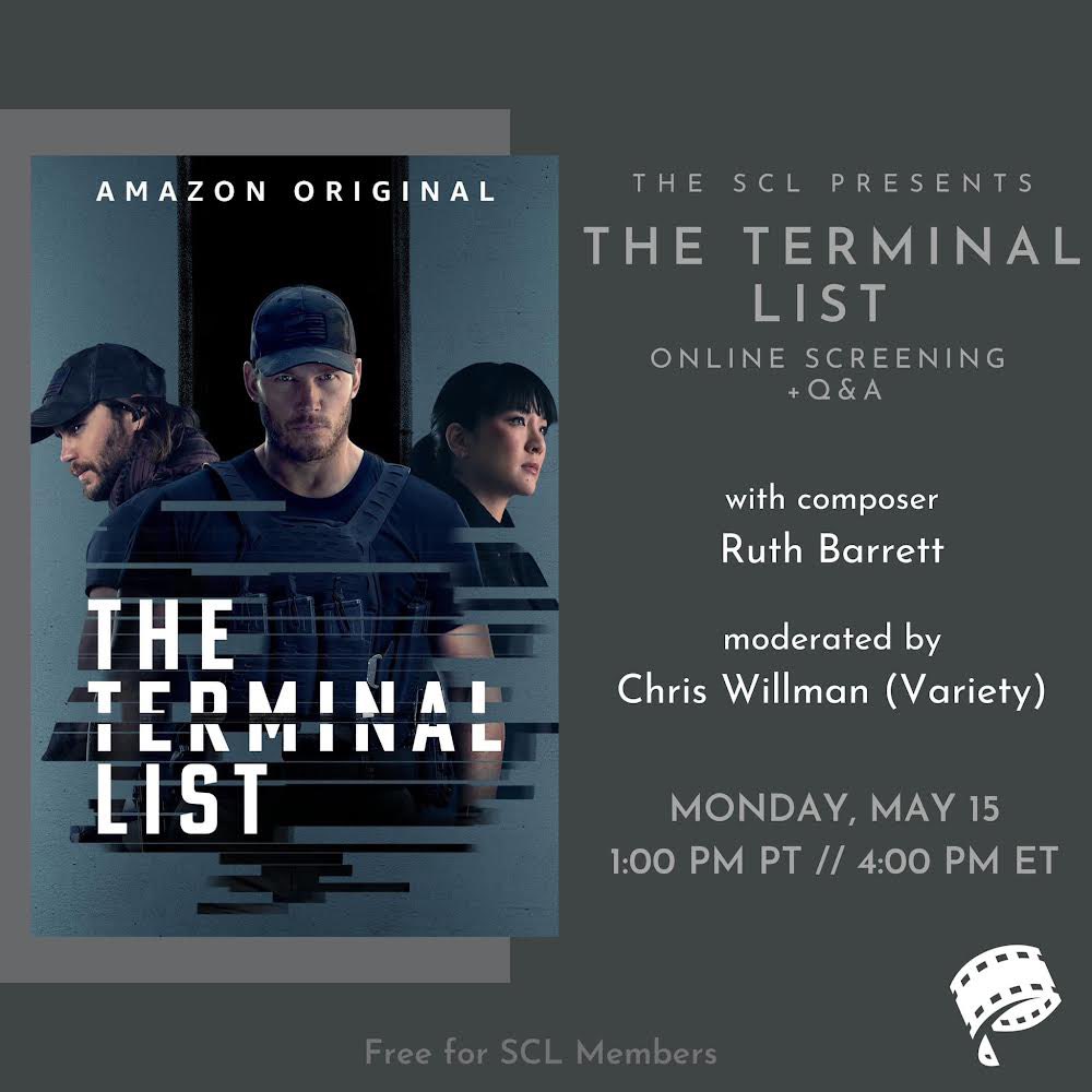 Ruth Barrett (@ruthdbarrett) on Twitter photo Getting under the cover of <a href="/TerminalListPV/">The Terminal List</a> music tomorrow at this <a href="/The_SCL/">The Society of Composers & Lyricists</a> event 1pm LA / 8pm UK hope to see ya there 🪓💥💣
<a href="/Rhapsody_PR/">Rhapsody PR</a> #chrispratt Getting under the cover of <a href="/TerminalListPV/">The Terminal List</a> music tomorrow at this <a href="/The_SCL/">The Society of Composers & Lyricists</a> event 1pm LA / 8pm UK hope to see ya there 🪓💥💣
<a href="/Rhapsody_PR/">Rhapsody PR</a> #chrispratt