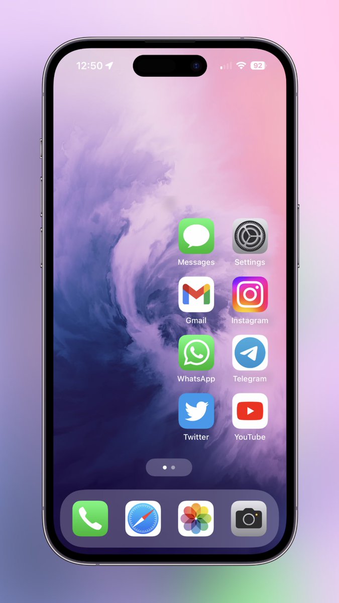 I am going for the OnePlus 7 Pro look for my Home Screen. Whats your Home Screen you are rocking? Sharing is caring 😅😊 #iphone #android #homescreen #oneplus7pro #iphone14pro