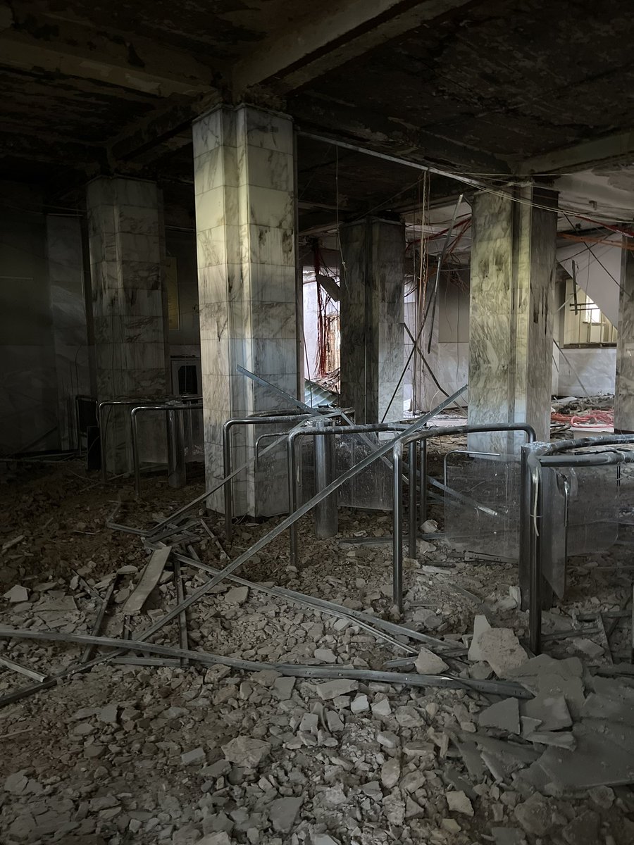 Hombalevska's tweet photo. Слід визволителів…
Results which “russian liberators” left for students of the State Tax University in Irpin.

So symbolic to come here after attending National Students Forum 2021 on the base of this university, realize and show the scale of the tragedy to you all ❤️‍🩹 https://t.co/tA5JnJCk3N
