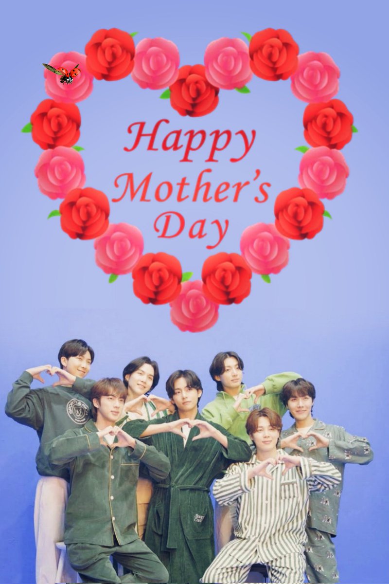 Munecavalerio's tweet image. 🐞💜Happy Mother&apos;s day to our #BTSARMYMOM may today be a beautiful day. Be kind to yourself and enjoy you day💐🐞💜🙏
@BTS_twt #아미엄마 .