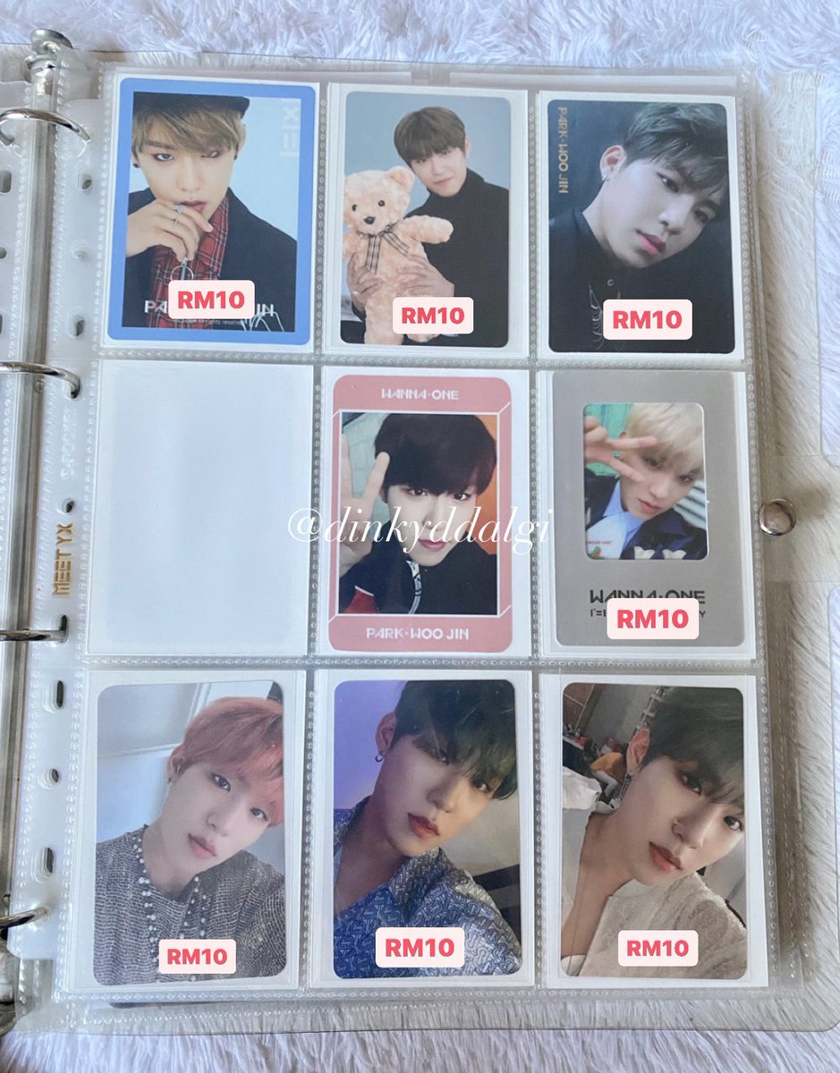 dinkyddalgi's tweet photo. WTS 🇲🇾 | AB6IX &amp; some WANNAONE Woojin Official Photocard

-Price stated on pic (negotiable if buy in bulk)
-No rush postage 
-DM me for more details!

Ship to Malaysia only~
WM : RM 8
EM : RM 15

#pasarab6ix
#pasarwannaone https://t.co/47zFdHmd3z