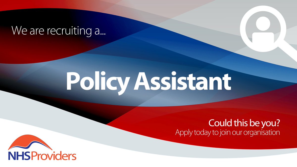 NHSProviders's tweet photo. Looking to kickstart your career in policy?
Then we have the role for you! As a #PolicyAssistant at NHS Providers you'll get the opportunity to:
🔴 support and attend events
🔵 draft eMarketing content
🔴 aid the planning of upcoming content
Apply now ➡️ https://t.co/unXVUcMWPU https://t.co/zs8PsOX4Nr