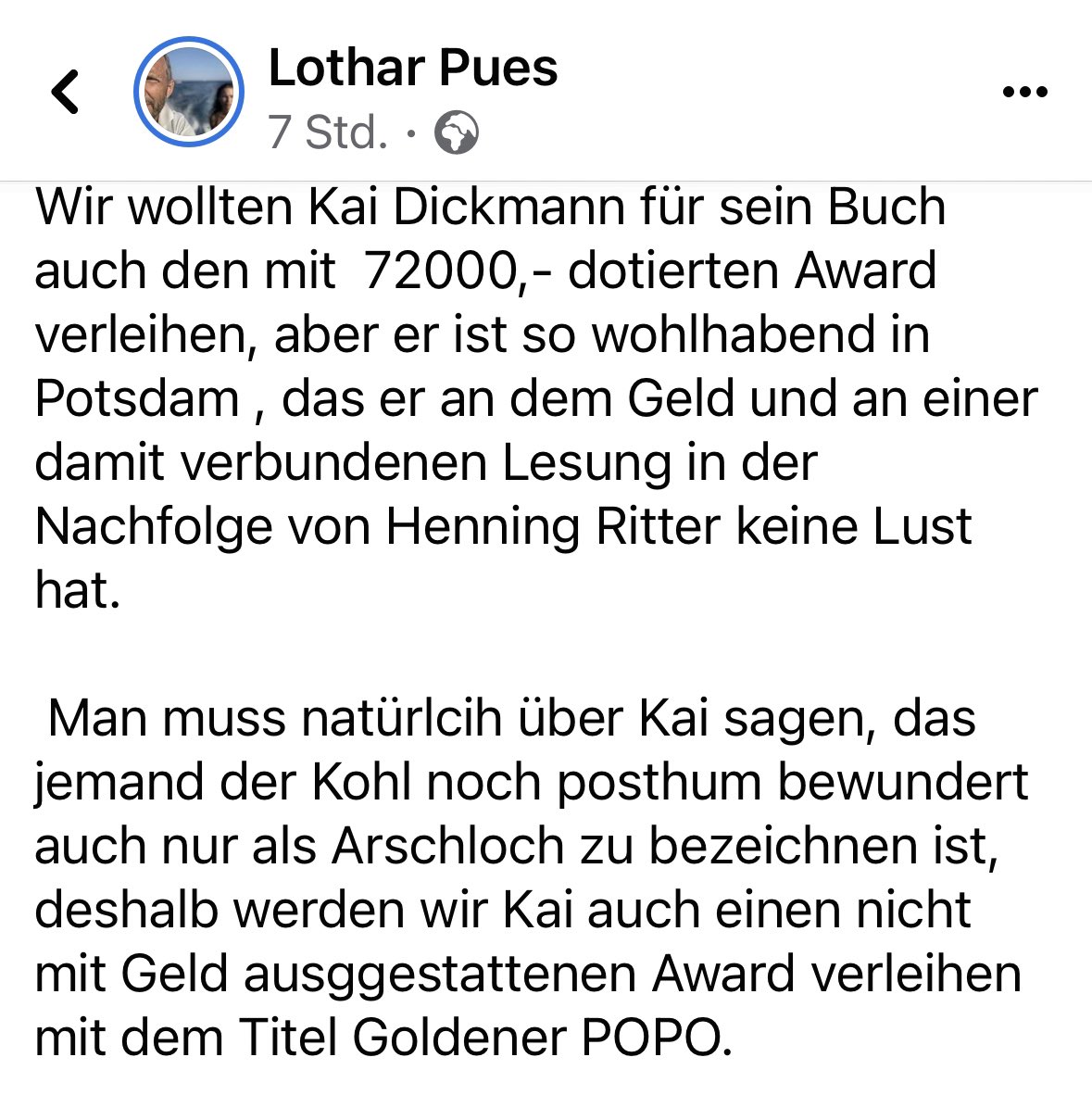 Kai Diekmann on Twitter "Hmmm.🙈 Ich würde ja lachen, wenn es nicht