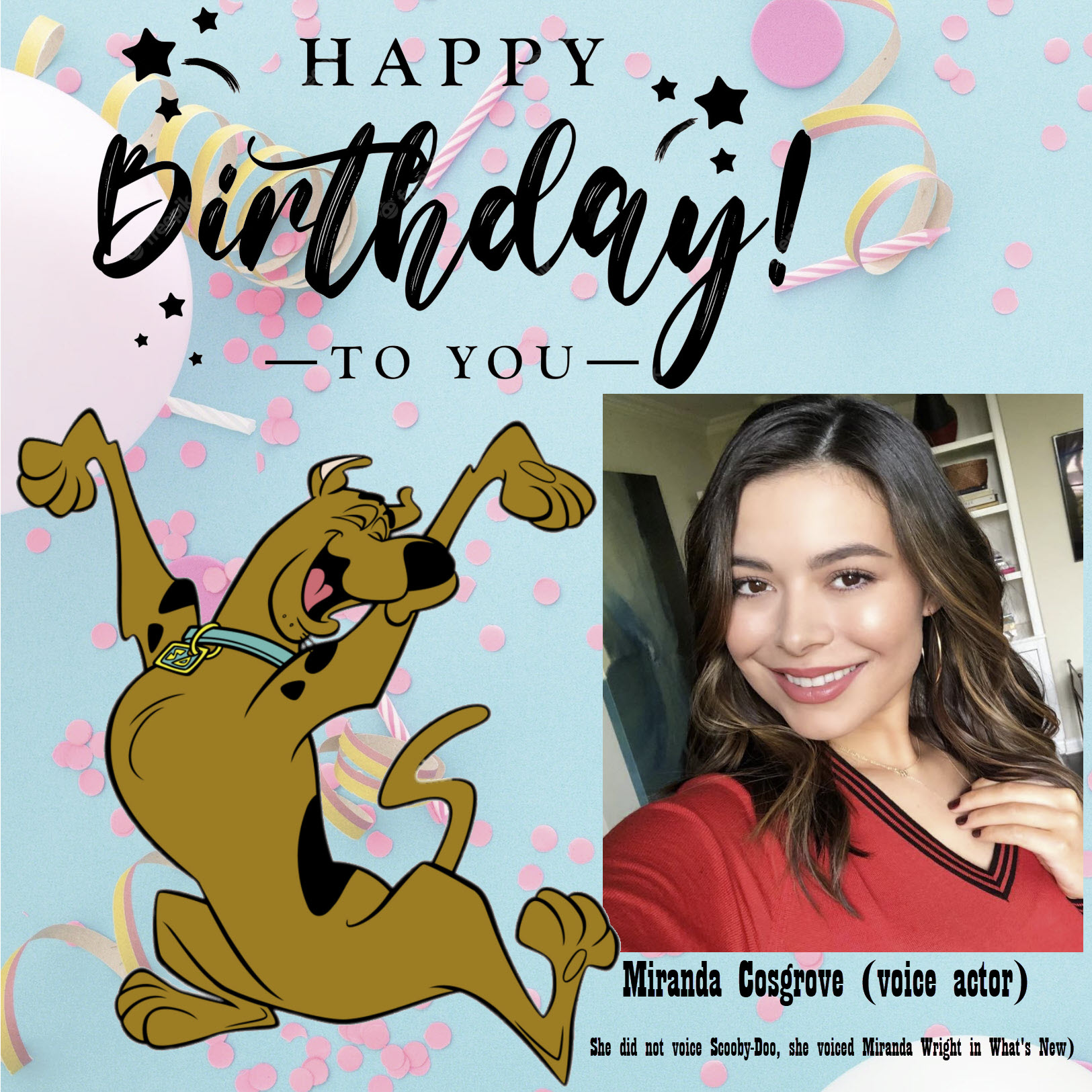 Birthdays - May 14 HAPPY BIRTHDAY Miranda Cosgrove 
