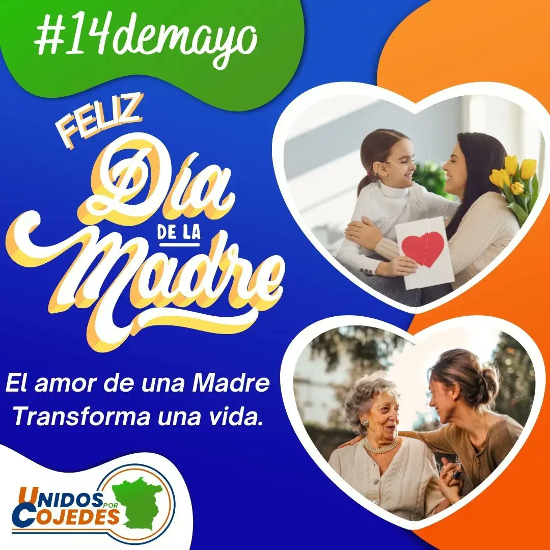 unidosxcojedes's tweet photo. Desde Unidos por Cojedes les deseamos Feliz día a todas las madres que Dios las colme de muchas bendiciones son un ser especial. @jacksonpaez19 @hpinero22 @cojedesesnotic @ClaroyRaspao3 @PoliticaCojedes @Class987FM https://t.co/wLnwnEdfzD