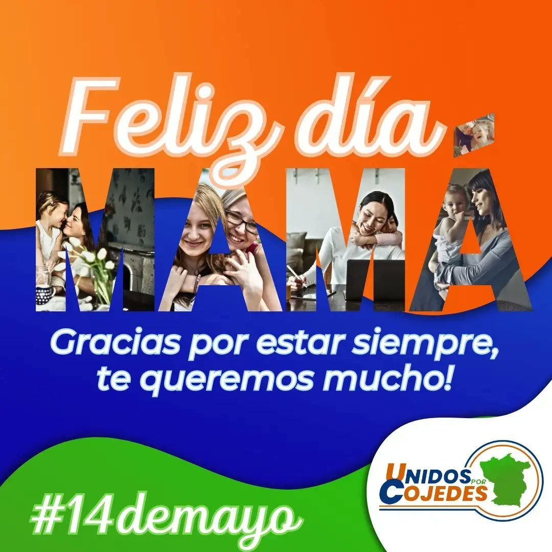 unidosxcojedes's tweet photo. Desde Unidos por Cojedes les deseamos Feliz día a todas las madres que Dios las colme de muchas bendiciones son un ser especial. @jacksonpaez19 @hpinero22 @cojedesesnotic @ClaroyRaspao3 @PoliticaCojedes @Class987FM https://t.co/wLnwnEdfzD