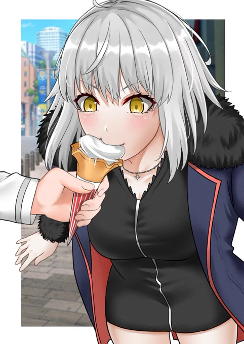 もーらい! #FGO #ジャンヌ・オルタ