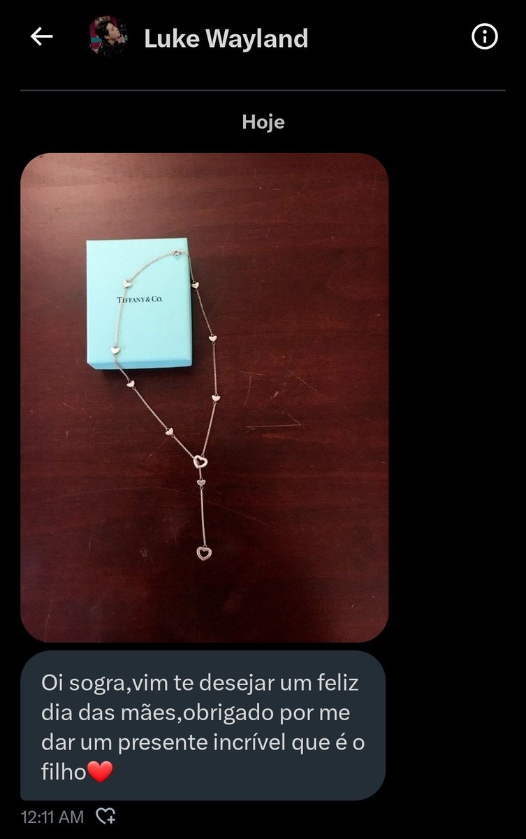 Ganhei presente do meu genro, fofinho